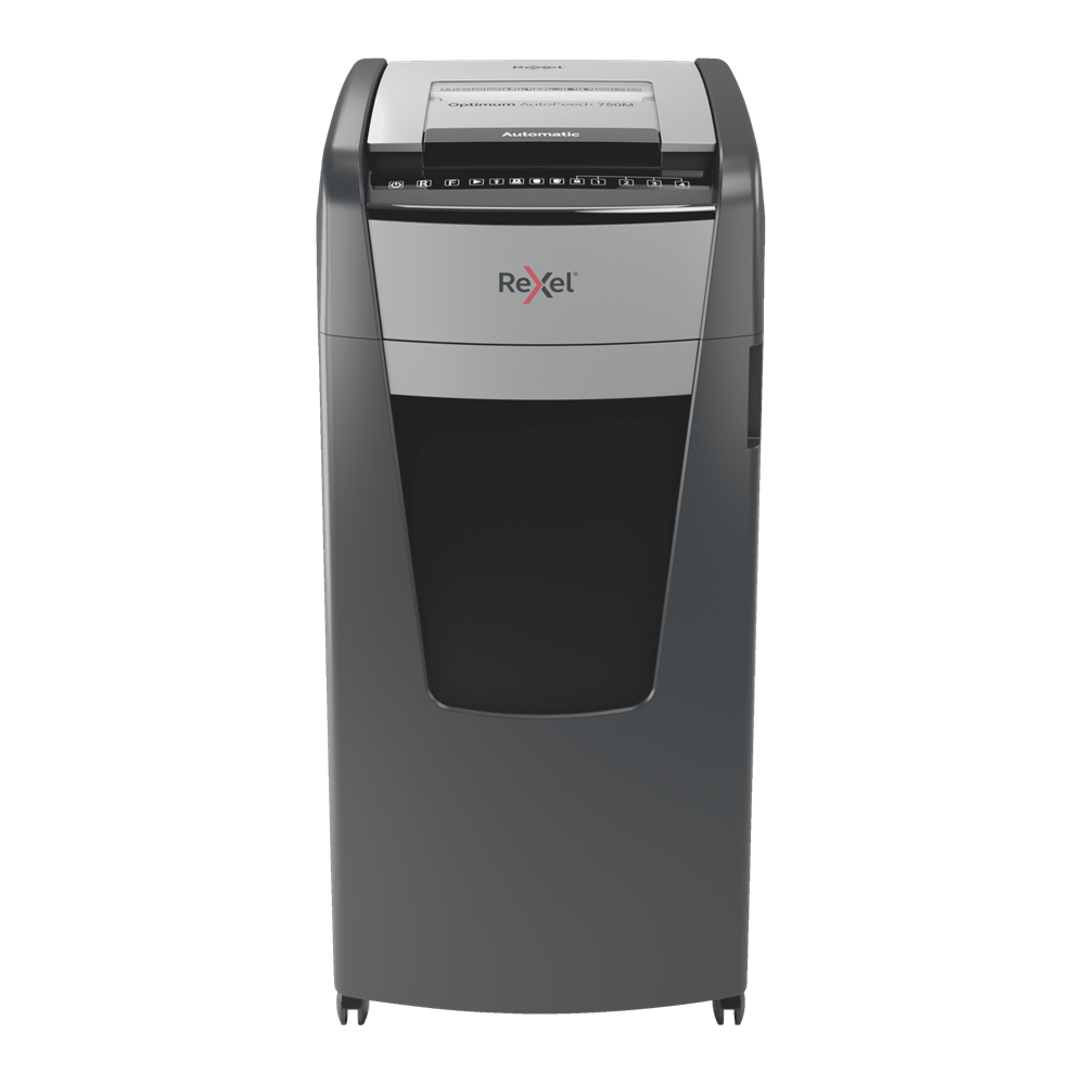 Rexel Optimum AutoFeed+ 750M Automatic Micro Cut Paper Shredder P5